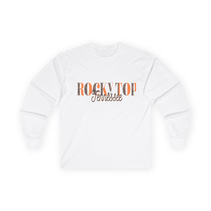 Rocky Top Tennessee Long Sleeve Tee — Vintage Script State Pride