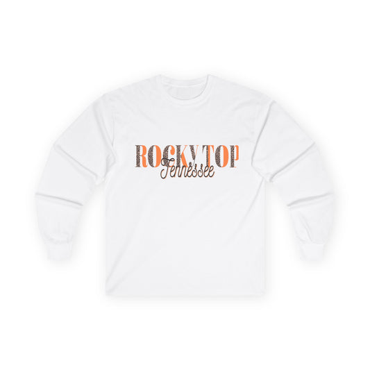Rocky Top Tennessee Long Sleeve Tee — Vintage Script State Pride