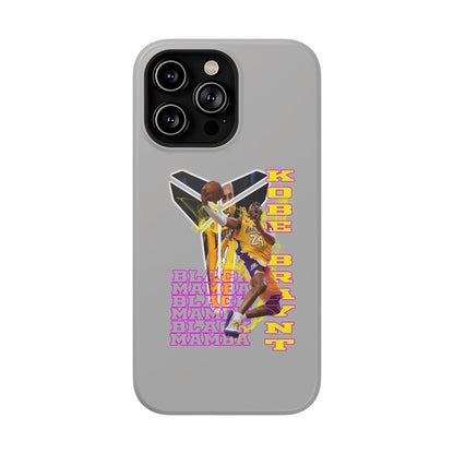Impact-Resistant Phone Case — Bold Retro Basketball Graphic