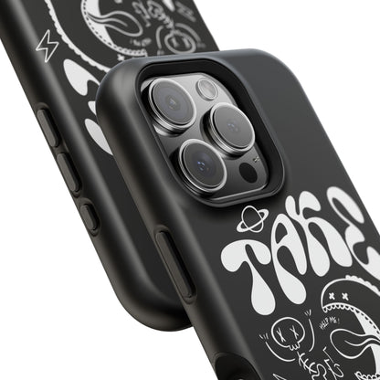 Magnetic Phone Case - Take It Easy Design, Cute Phone Cover, Gift for Him or Her, Trendy Accessories, Unique Tech Gifts