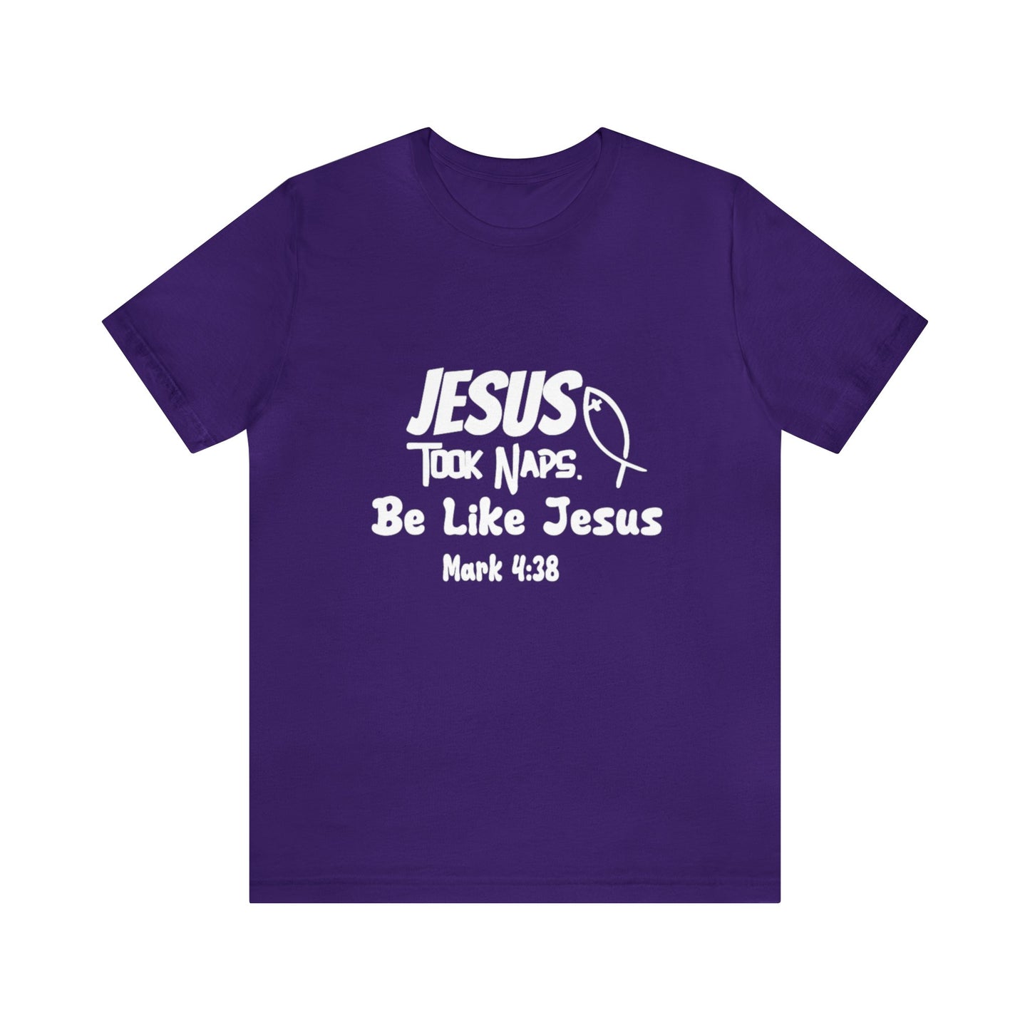 Jesus Took Naps Be Like Jesus Jersey Short Sleeve Tee