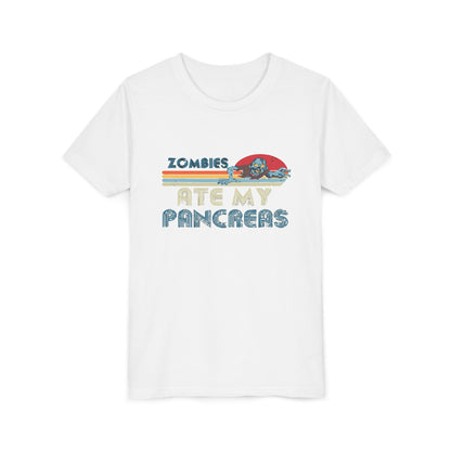 Youth Zombie Tee, Cute Graphic T-Shirt for Kids, Fun Short Sleeve Top, Halloween Costume, Gift for Little Horror Fans