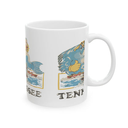 Vintage Tennessee Ceramic Mug, Retro Mug, Tennessee Gifts, Coffee Cup, Souvenir Drinkware, Gift for Travelers