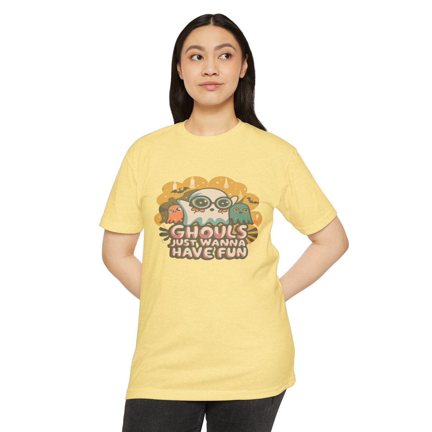 Halloween Fun Graphic Tee, Ghouls T-shirt, Unisex T-shirt, Spooky Shirt, Casual Halloween Apparel
