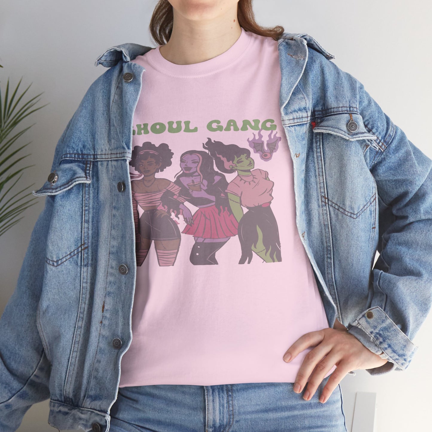 Ghoul Gang Unisex Heavy Cotton Tee | Halloween T-Shirt, Spooky Apparel, Gothic Fashion, Funny Gift, Group Costume