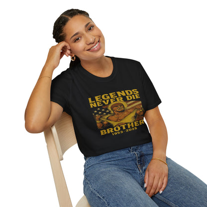 Legends Never Die Brother Memorial T-Shirt – Vintage Tribute Tee (1952–2023)