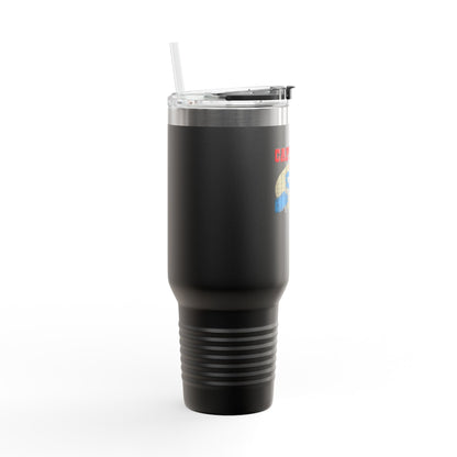 Adventure-Ready Insulated Travel Mug - 40oz with 'Captured' Design