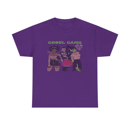 Ghoul Gang Unisex Heavy Cotton Tee | Halloween T-Shirt, Spooky Apparel, Gothic Fashion, Funny Gift, Group Costume
