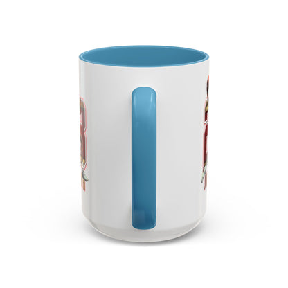 Michael Jordan Accent Coffee Mug - 11oz & 15oz - Perfect Gift for Sports Fans, Collectors, Basketball Lovers, Unique Gift Idea