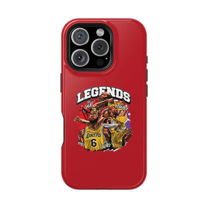 Legends Basketball Graphic Phone Case — Impact-Resistant iPhone Cover