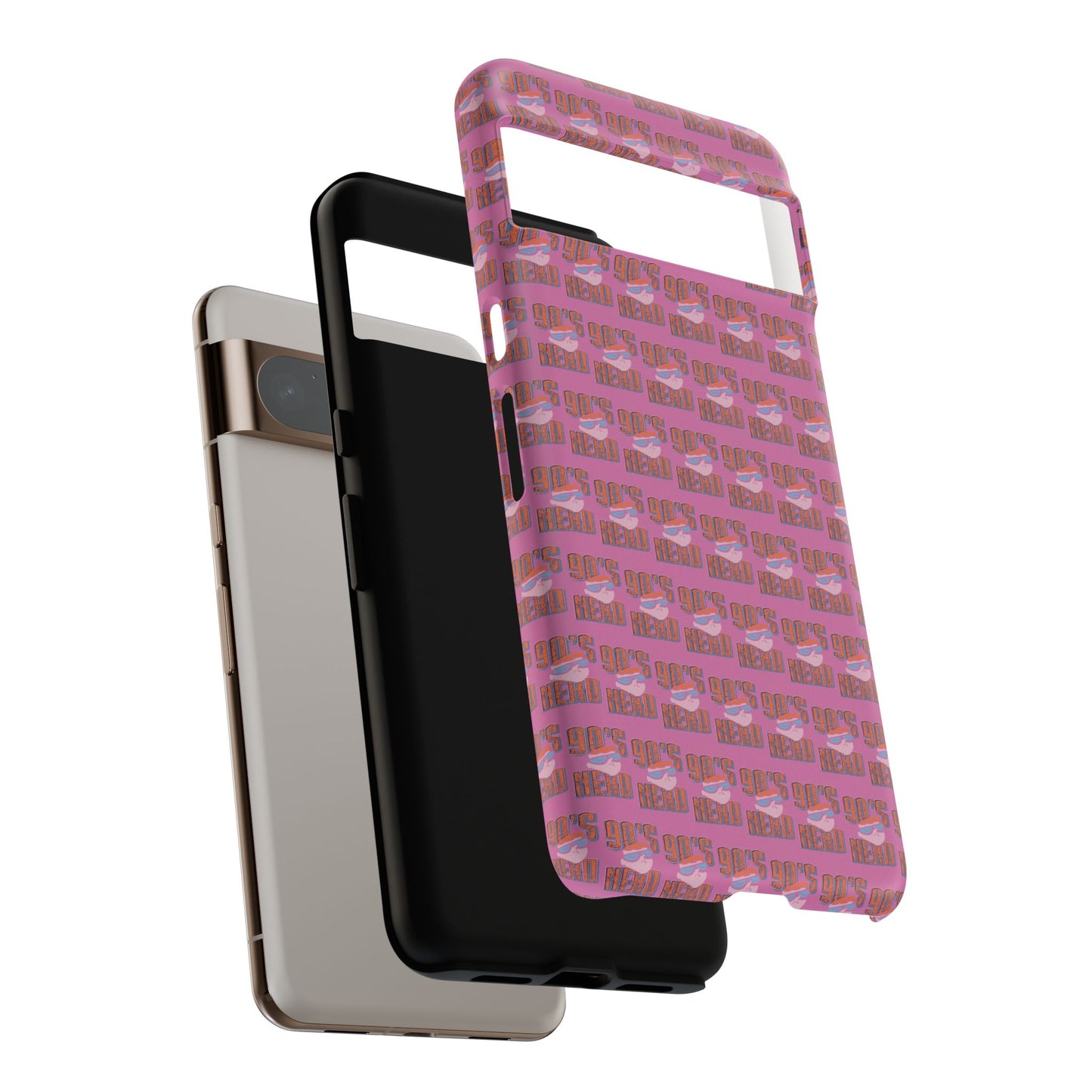 90s Vibe Phone Case, Retro Tough Cases, Gift for Nostalgia Lovers, Durable Phone Covers, 90s Themed Accessories