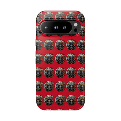 Bold Phone Case, Tough Phone Cover, Red Phone Protector, Unique Gift for Him/Her, Trendy Tech Accessory