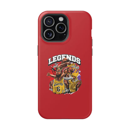Legends Basketball Graphic Phone Case — Impact-Resistant iPhone Cover