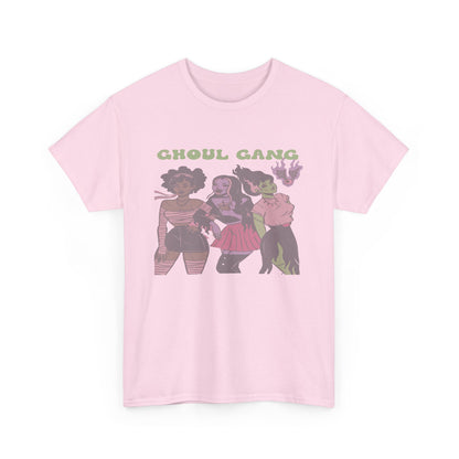Ghoul Gang Unisex Heavy Cotton Tee | Halloween T-Shirt, Spooky Apparel, Gothic Fashion, Funny Gift, Group Costume