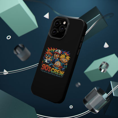 90s Crew Impact-Resistant Phone Case — Retro Cartoon Gamer Design