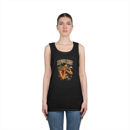 Unisex Heavy Cotton Tank Top - Stephen Curry Fan Apparel, Perfect for Sports Events, Summer Wear, Comfortable Activewear