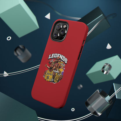 Legends Basketball Graphic Phone Case — Impact-Resistant iPhone Cover