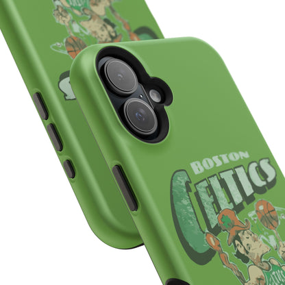 Boston Celtics Impact-Resistant Phone Case, Basketball Phone Cover, Sports Fan Gift, Sturdy Phone Case, NBA Merchandise, Team Spirit Decor