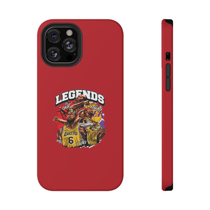 Legends Basketball Graphic Phone Case — Impact-Resistant iPhone Cover