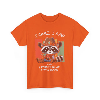 Fun Raccoon Graphic Tee, Cute Funny Animal T-Shirt, Unique Gift, Unisex Cotton Tee, Casual Wear, Birthday Gift, Humor Shirt