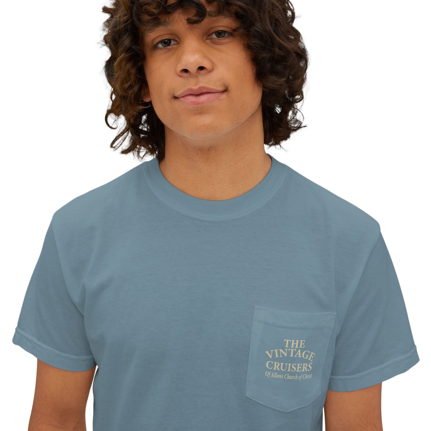 Vintage Allons church of Christ Cruise Pocket T-Shirt