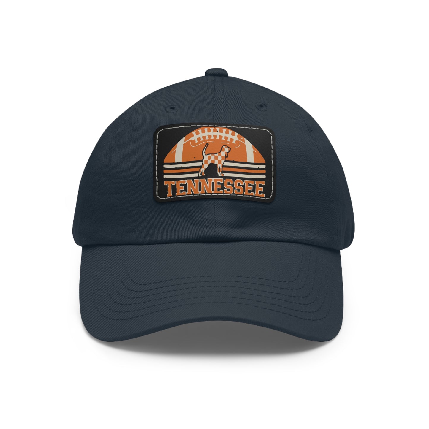 Tennessee Dad Hat with Leather Patch, Casual Hat, Sports Cap, Gift for Dads, Outdoor Hat, Summer Accessory