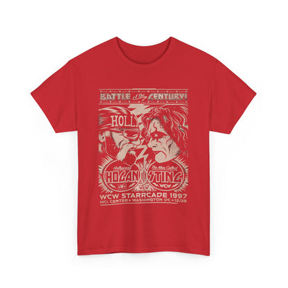 Vintage Wrestling Tee - Hulk vs Sting Retro Sports Nostalgia - Classic WCW Unisex Heavy Cotton Tee