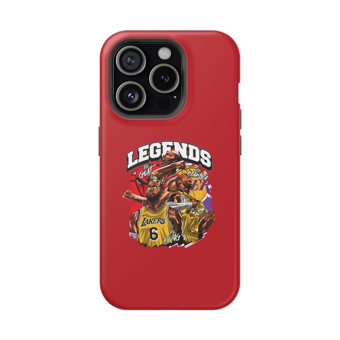 Legends Basketball Graphic Phone Case — Impact-Resistant iPhone Cover