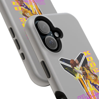Impact-Resistant Phone Case — Bold Retro Basketball Graphic