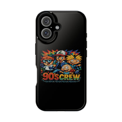 90s Crew Impact-Resistant Phone Case — Retro Cartoon Gamer Design