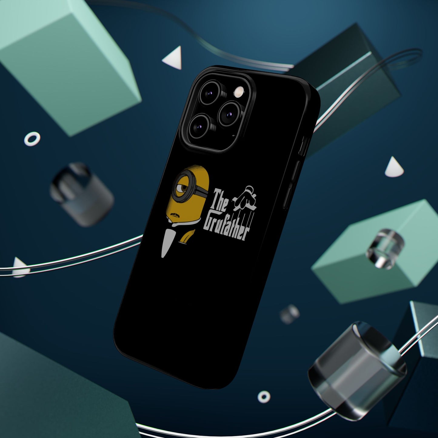 Magnetic Tough Cases: The Gruffather Phone Cover, Gift for Minions Fans, Unique Cell Phone Case, Durable Protective Case, Fun Cartoon Design