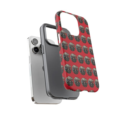 Bold Phone Case, Tough Phone Cover, Red Phone Protector, Unique Gift for Him/Her, Trendy Tech Accessory