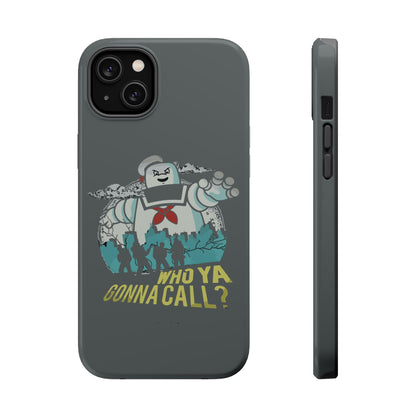 Ghostbuster-Inspired Tough Phone Case - Who Ya Gonna Call? - Perfect for Fans, Gift for Halloween, Geeky Accessories, Durable Protection