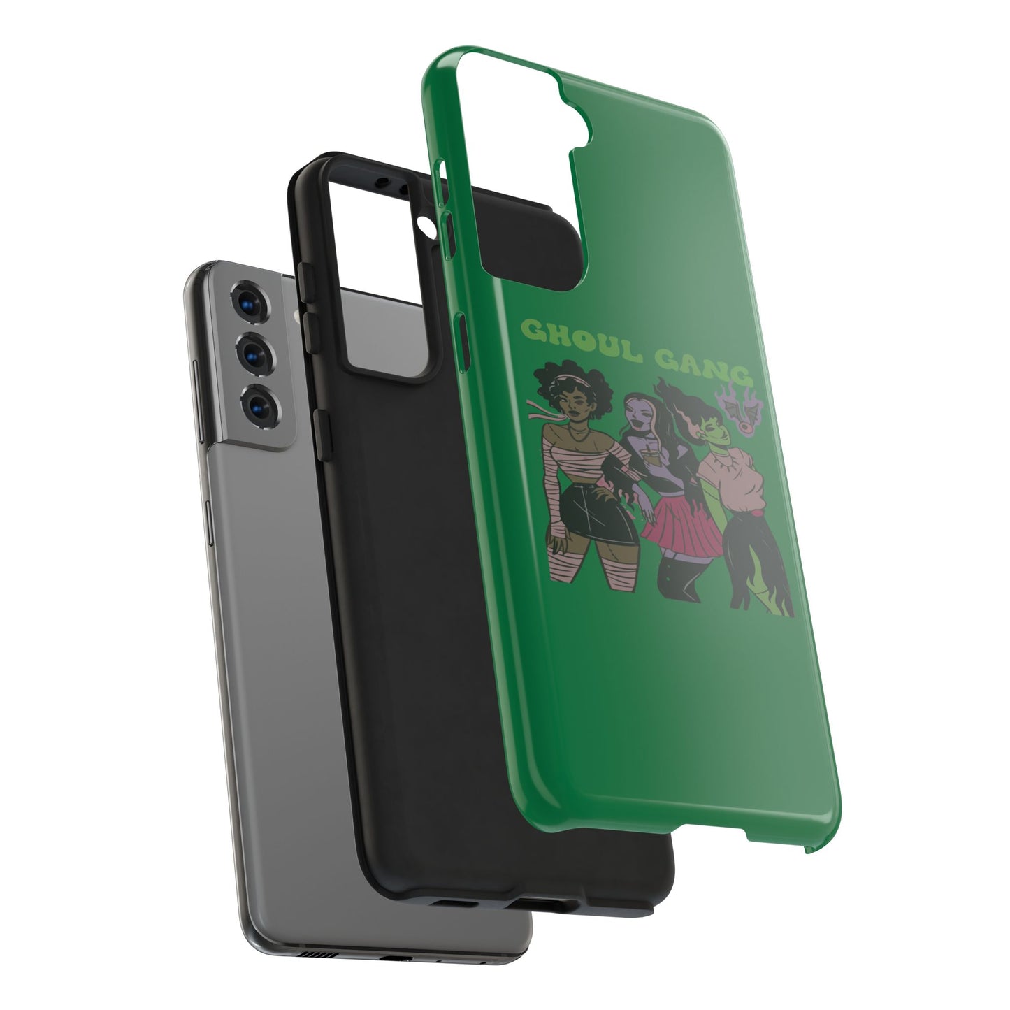 Ghoul Gang Tough Phone Case, Phone Accessory, Halloween Gift, Spooky Aesthetic, Durable Protection, Trendy Design