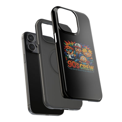 90s Crew Impact-Resistant Phone Case — Retro Cartoon Gamer Design