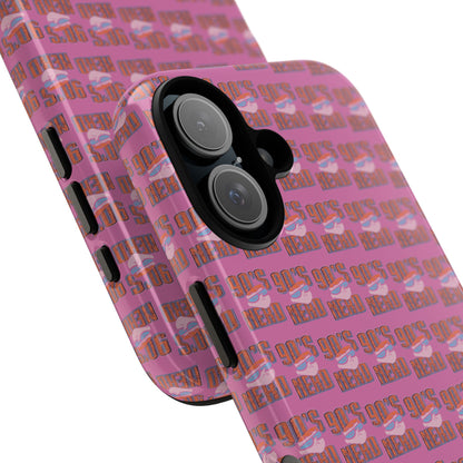 90s Vibe Phone Case, Retro Tough Cases, Gift for Nostalgia Lovers, Durable Phone Covers, 90s Themed Accessories