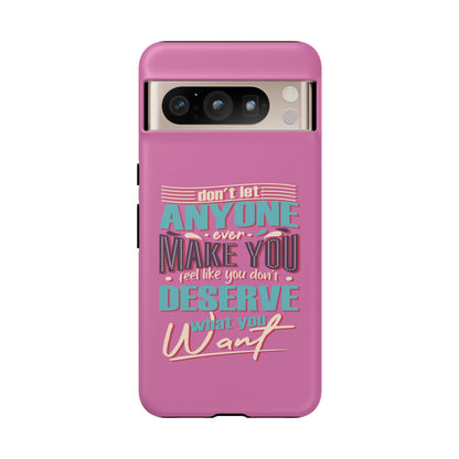 Inspirational Phone Case, Motivational Phone Cover, Tough Cases for Her, Gift for Friends, Self-Love Quote Case