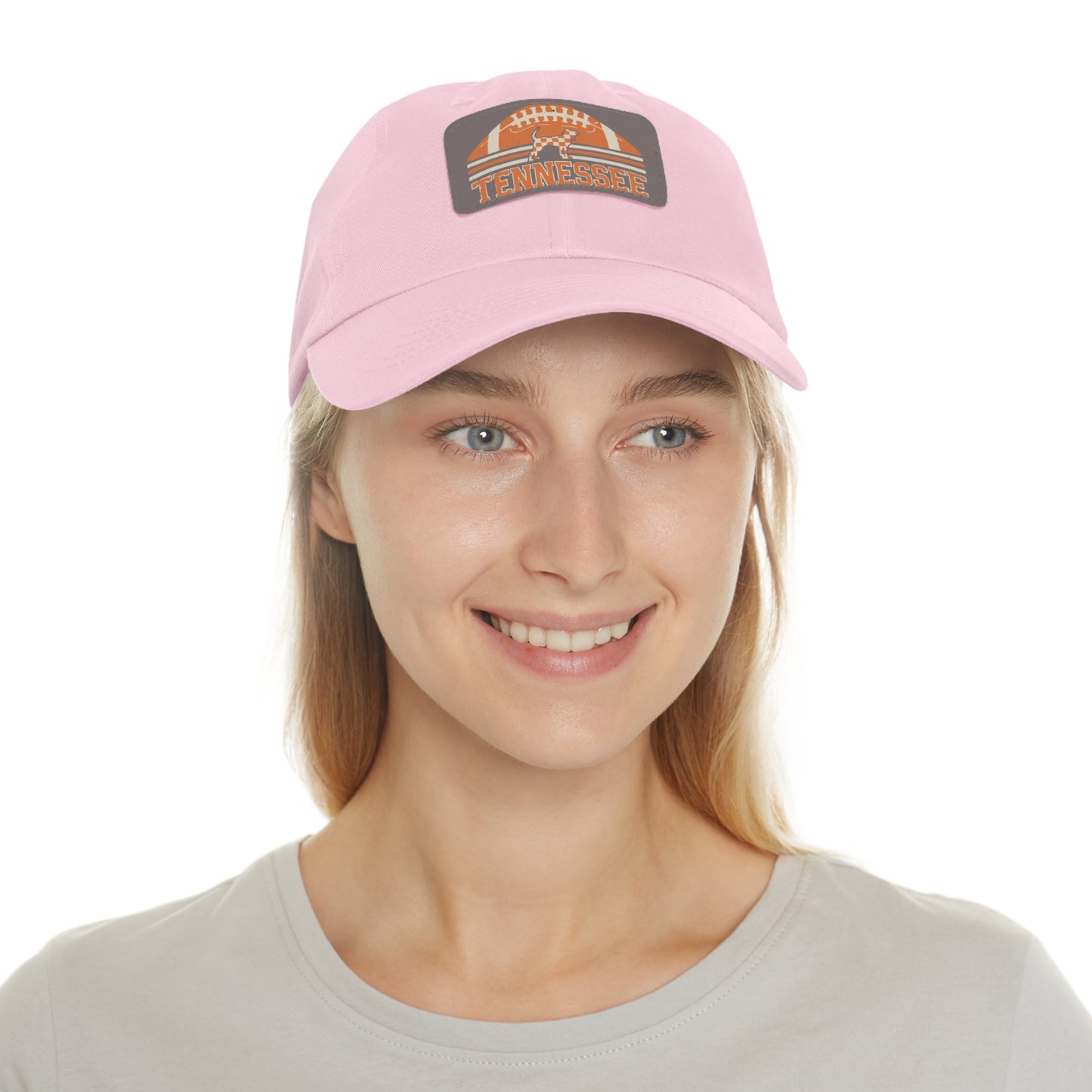 Tennessee Dad Hat with Leather Patch, Casual Hat, Sports Cap, Gift for Dads, Outdoor Hat, Summer Accessory