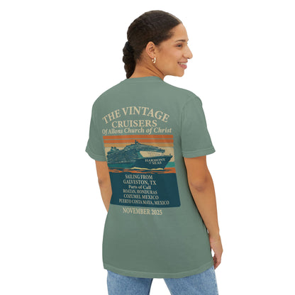 Vintage Allons church of Christ Cruise Pocket T-Shirt