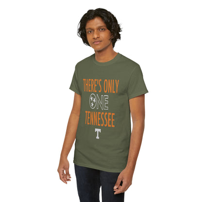 Tennessee Pride Tee, Unisex Heavy Cotton Tee, Tennessee Fans Gift, College Sports Apparel, Casual Everyday Wear, State Pride Shirt