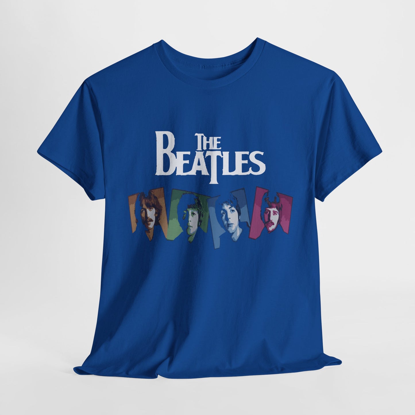Retro Beatles Graphic Tee - Vintage Unisex Heavy Cotton T-Shirt, Music Lover Gift, 60s Inspired Fashion, Concert T-Shirt, Gift for Him/Her