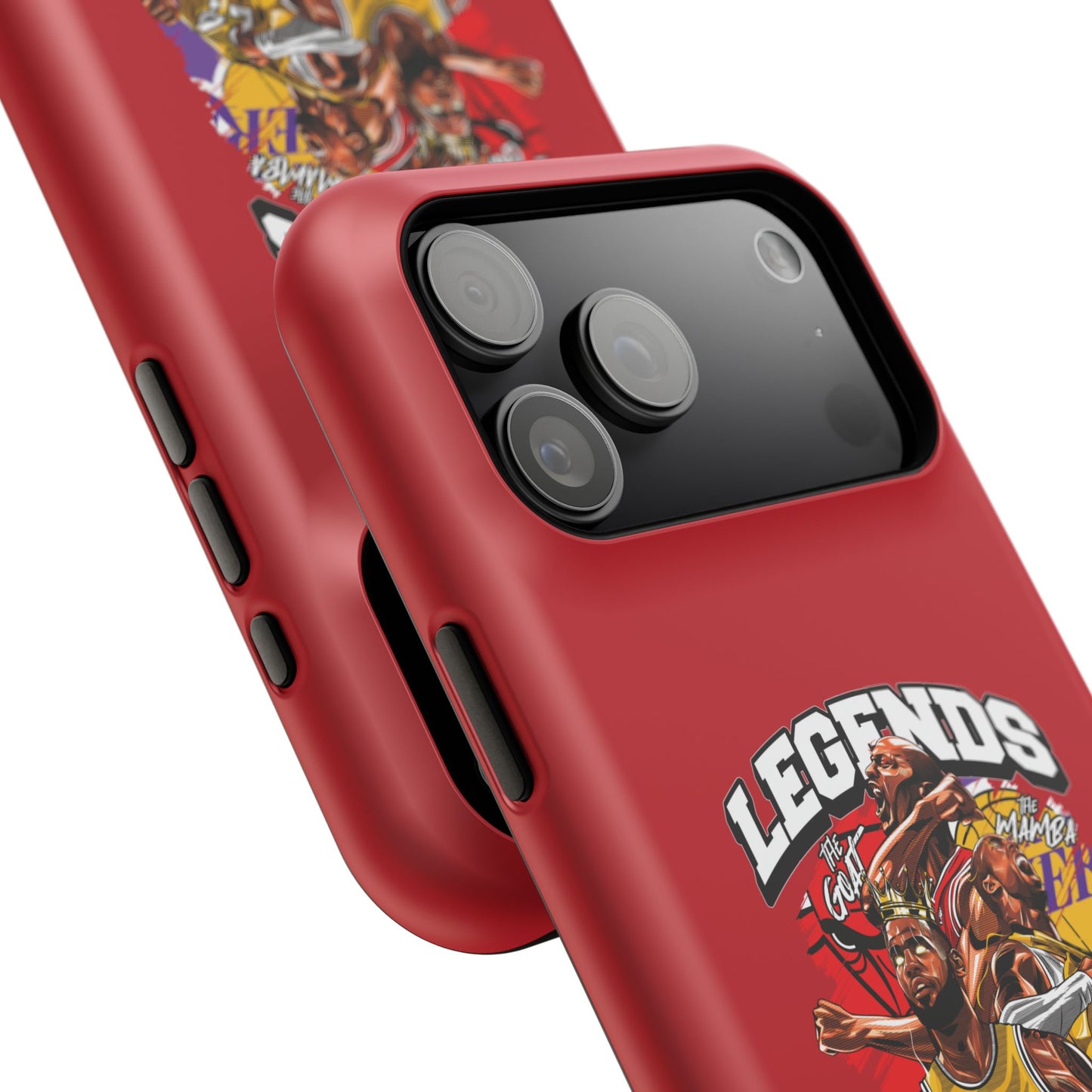 Legends Basketball Graphic Phone Case — Impact-Resistant iPhone Cover