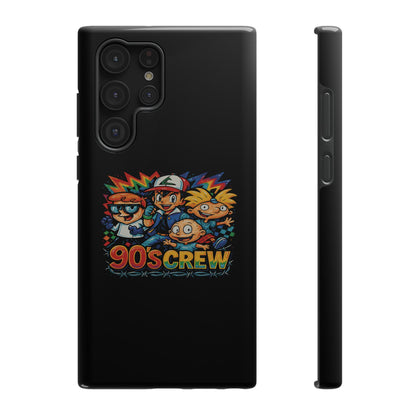 90s Crew Impact-Resistant Phone Case — Retro Cartoon Gamer Design