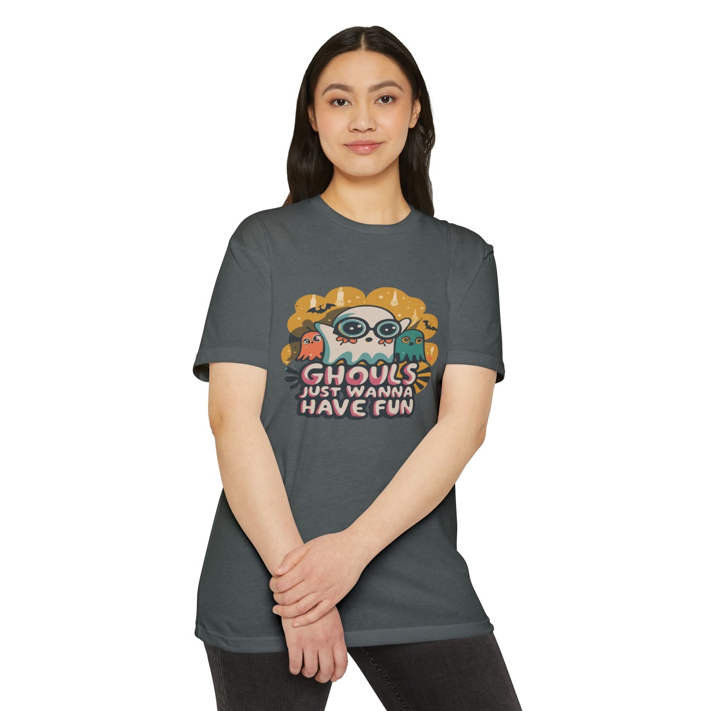 Halloween Fun Graphic Tee, Ghouls T-shirt, Unisex T-shirt, Spooky Shirt, Casual Halloween Apparel