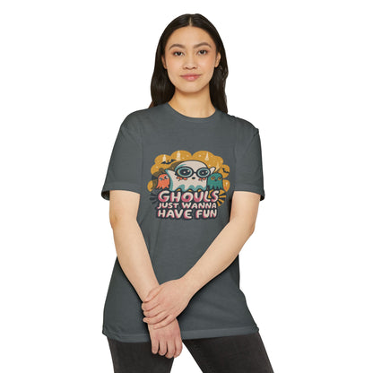 Halloween Fun Graphic Tee, Ghouls T-shirt, Unisex T-shirt, Spooky Shirt, Casual Halloween Apparel