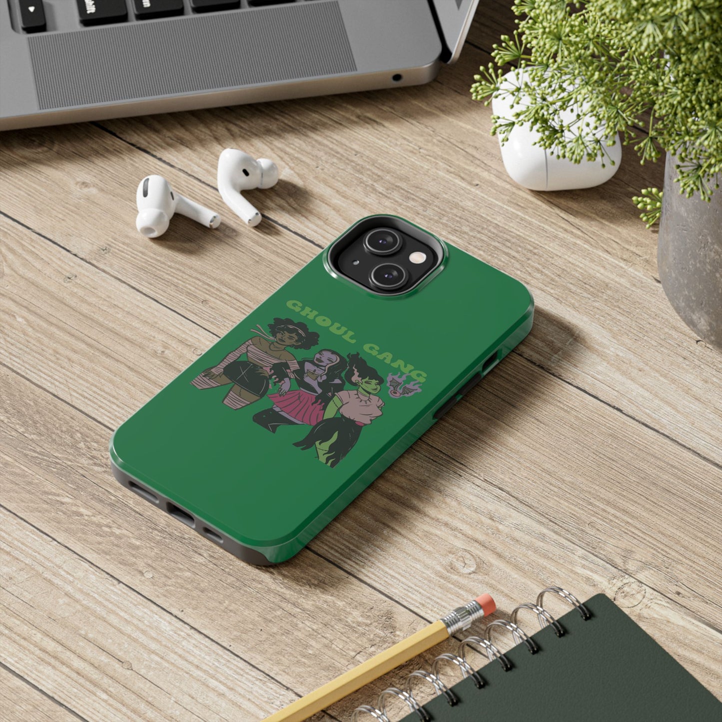Ghoul Gang Tough Phone Case, Phone Accessory, Halloween Gift, Spooky Aesthetic, Durable Protection, Trendy Design