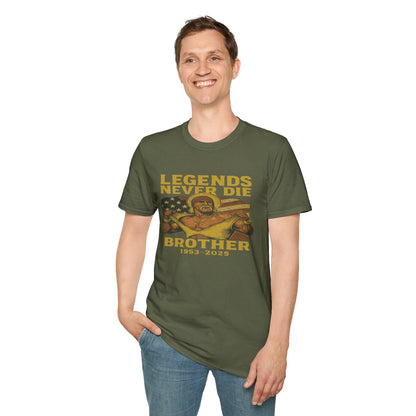 Legends Never Die Brother Memorial T-Shirt – Vintage Tribute Tee (1952–2023)