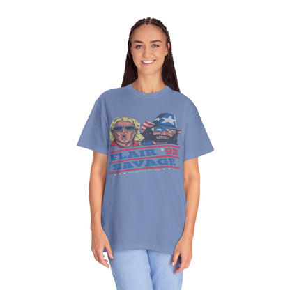 Retro Wrestling Fan T-Shirt, Unisex Graphic Tee, Flair Savage Shirt, Sports Fan Apparel, Vintage Style Gift
