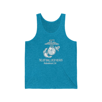 the Just shall Live by Faith Jersey Tank