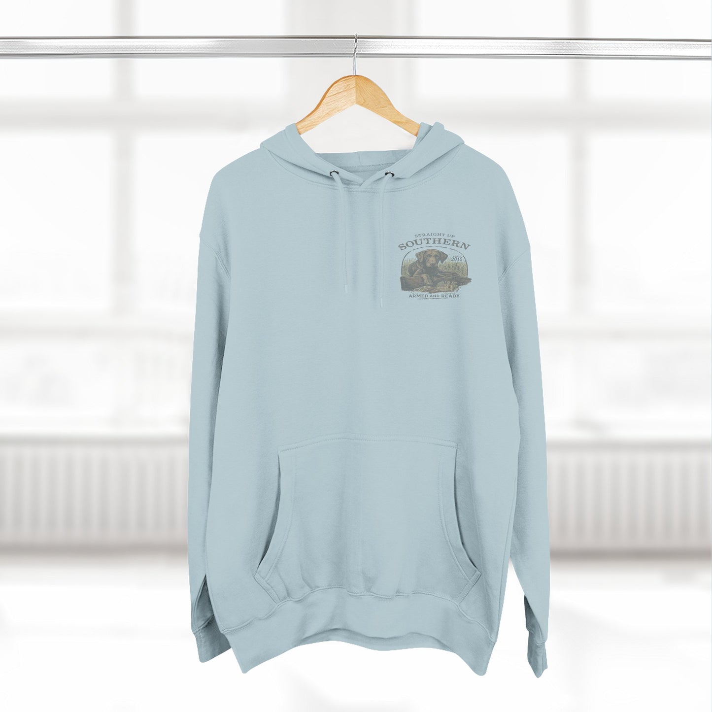 Southern Retriever Hoodie — 'Straight Up Southern' Graphic Pullover